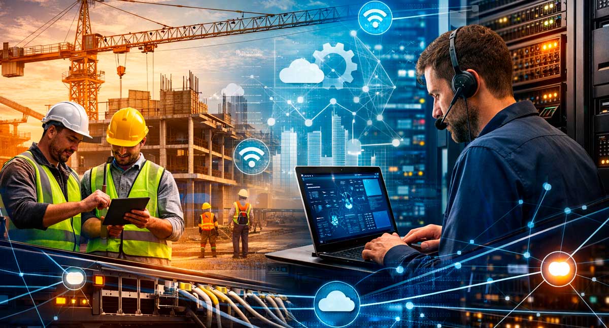Tecnologia de redes e gestão de TI aumentam a eficiência na construção civil